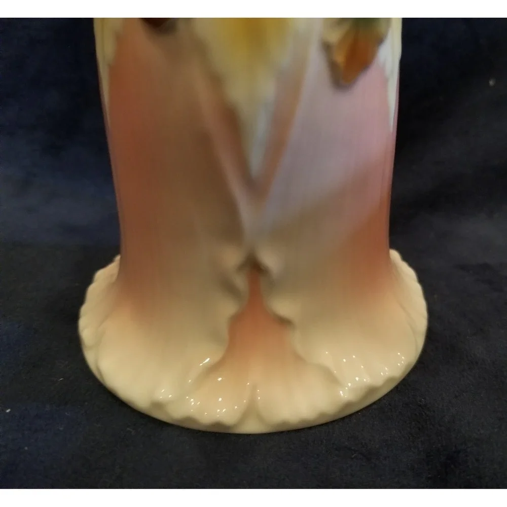 Vintage Unique Porcelain Flower Bell 6